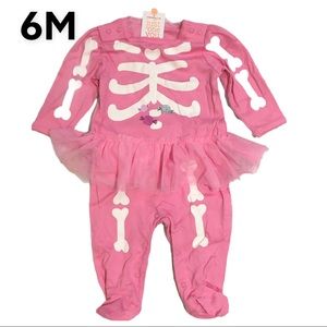 NWT 6 M Halloween ballerina tutu candy skeleton